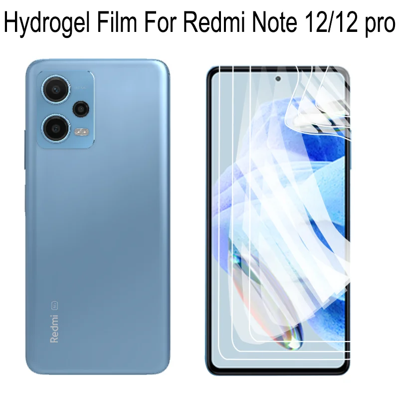 Hydrogel Film For Xiaomi redmi note 12s Screen Protector redmi note 11s protector hidrogel For redmi note 12 pro plus 5g Clear lamina hidrogel redmi note 12 pro Accessories Not Glass
Hydrogel Film For Xiaomi redmi note 12s Screen Protector redmi note 11s protector hidrogel For redmi note 12 pro plus 5g Clear lamina hidrogel redmi note 12 pro Accessories Not Glass