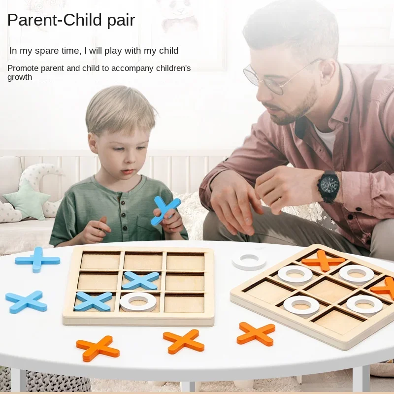 XO Wooden Board Game Toy Parent-child Interaction Children's Game Board Development Intelligence Puzzle Game Desktop Toy Chess
XO Wooden Board Game Toy Parent-child Interaction Children's Game Board Development Intelligence Puzzle Game Desktop Toy Chess