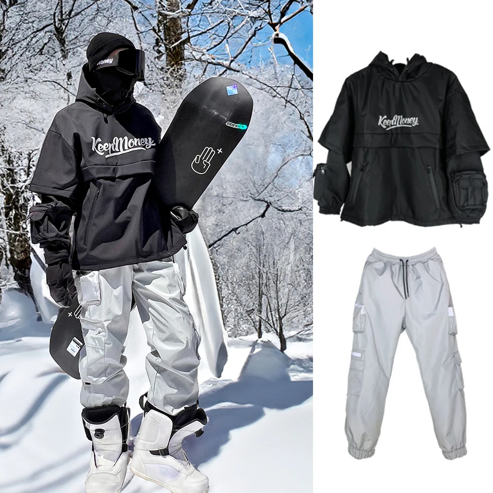 -30°CSnowboarding Ski Suit for Men Women Ski Jumpsuit Winter Warm Windproof Waterproof Ski Jacket Pants Set Snowboarding Suit
-30°CSnowboarding Ski Suit for Men Women Ski Jumpsuit Winter Warm Windproof Waterproof Ski Jacket Pants Set Snowboarding Suit