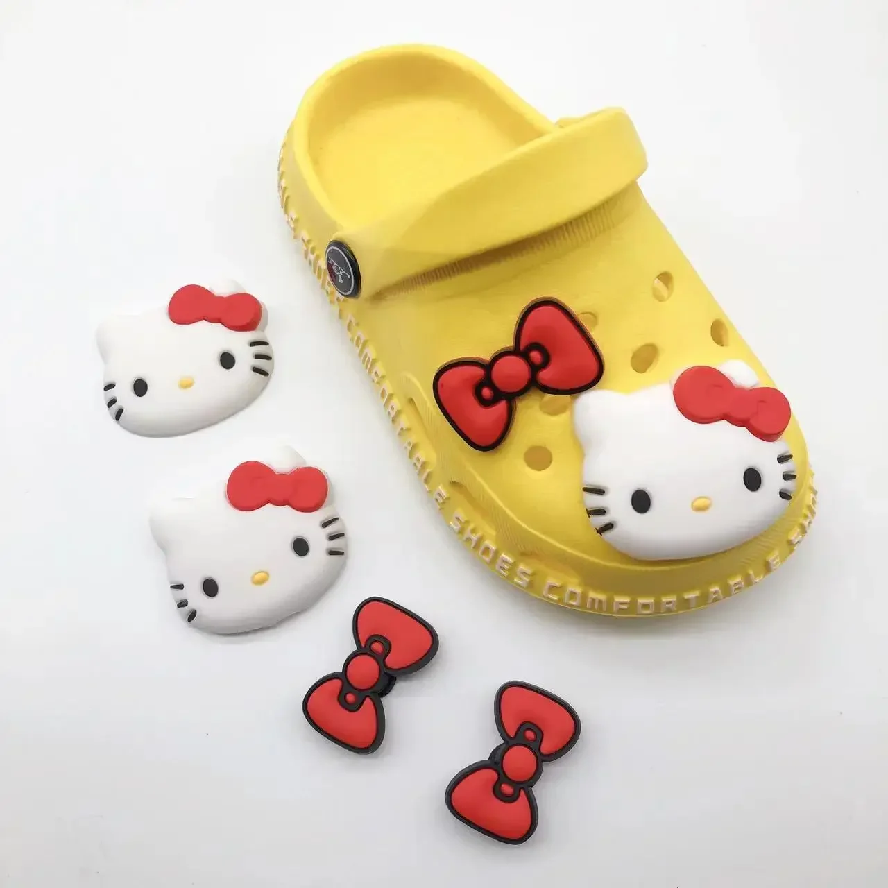 

Hello Kitty Shoe Accessories Sanrio kawaii Anime Decoration Clasp kulomi Cinnamon Dog Cartoon DIY Combo Girl Holiday Gift