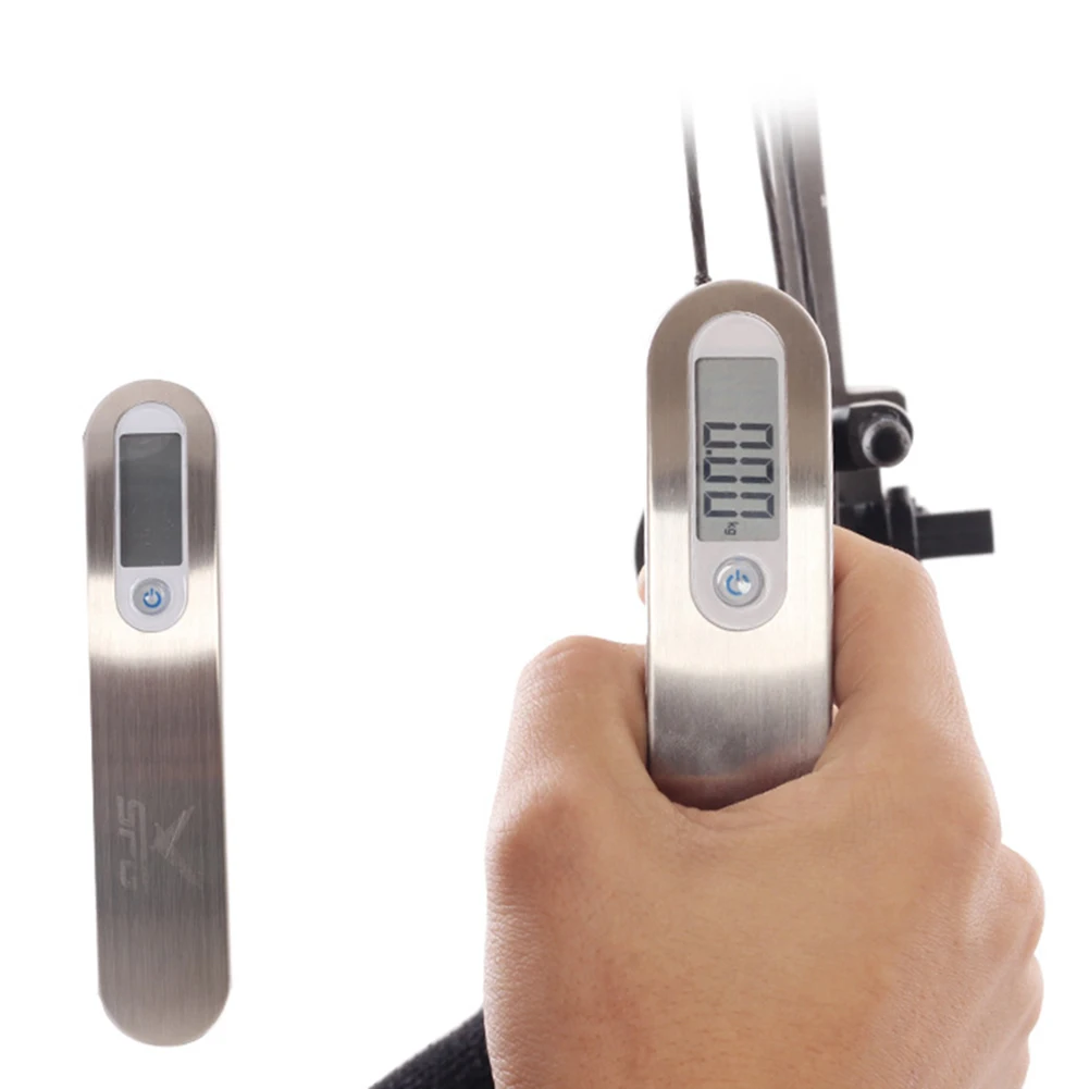 Archery Bow Scale Peak Scale Silver Small Size Sporting Stainless Steel Hook Strong Weight 65g Width 3cm Easy Carry
Archery Bow Scale Peak Scale Silver Small Size Sporting Stainless Steel Hook Strong Weight 65g Width 3cm Easy Carry