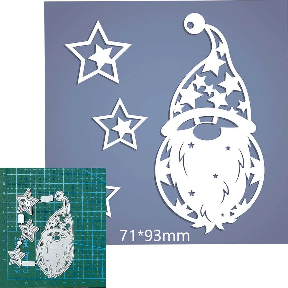 Christmas old man 2023 new metal cutting mold die dies decoration Blade Punch scrapbook Diy card crafts Embossing Stencils
Christmas old man 2023 new metal cutting mold die dies decoration Blade Punch scrapbook Diy card crafts Embossing Stencils