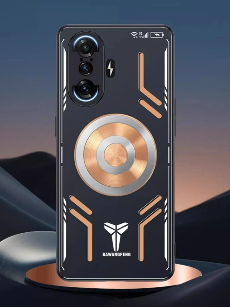 Newest Aluminum Alloy Heat Dissipation Case For Redmi K40 Gaming K40S K40 Pro Plus Cases Graphene Cooling Red Copper Metal Cover
Newest Aluminum Alloy Heat Dissipation Case For Redmi K40 Gaming K40S K40 Pro Plus Cases Graphene Cooling Red Copper Metal Cover