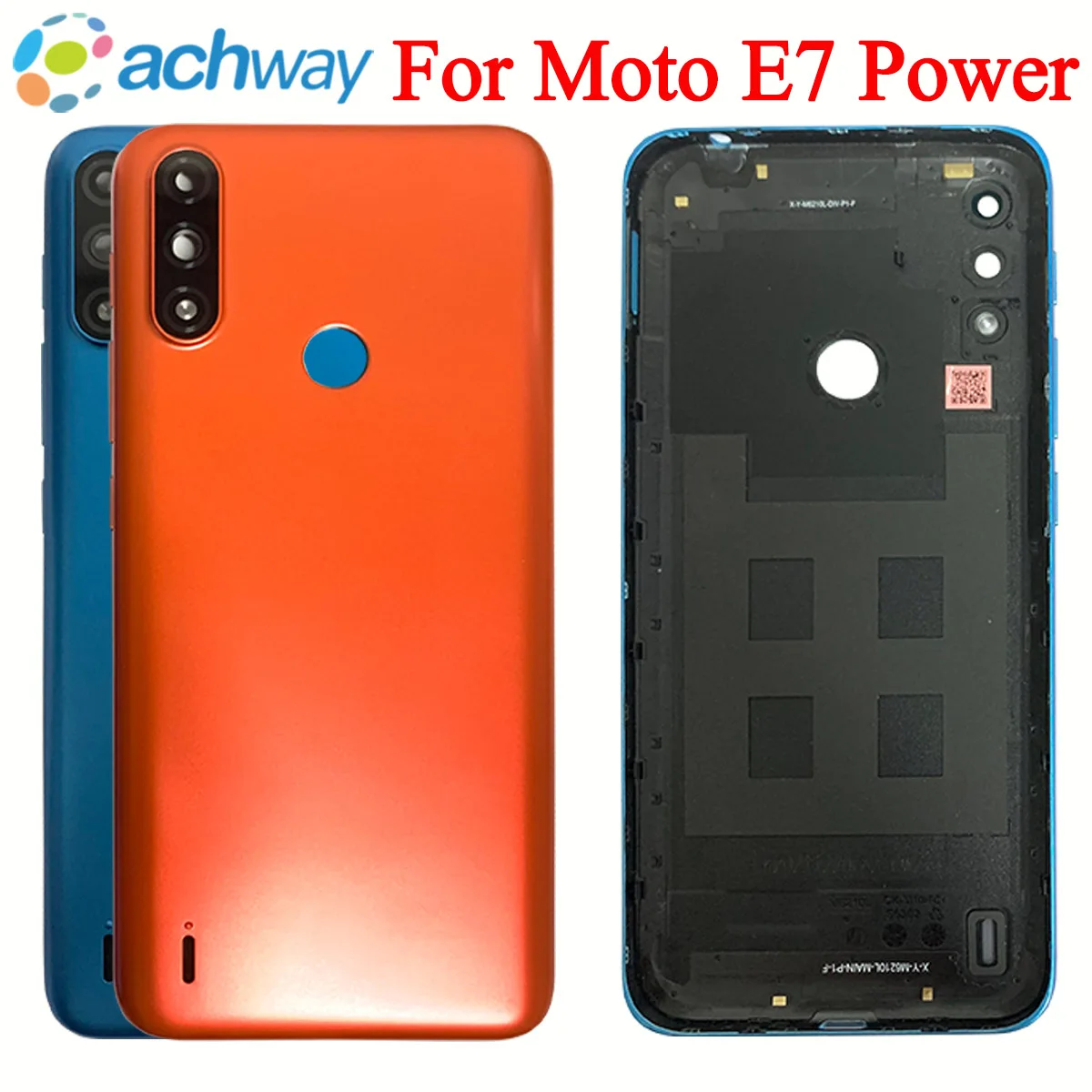 Back Battery Door Housing For Motorola Moto E7 Power Rear Battery Housing Case Cover For Moto E7 Power Back Cover with lens
Back Battery Door Housing For Motorola Moto E7 Power Rear Battery Housing Case Cover For Moto E7 Power Back Cover with lens