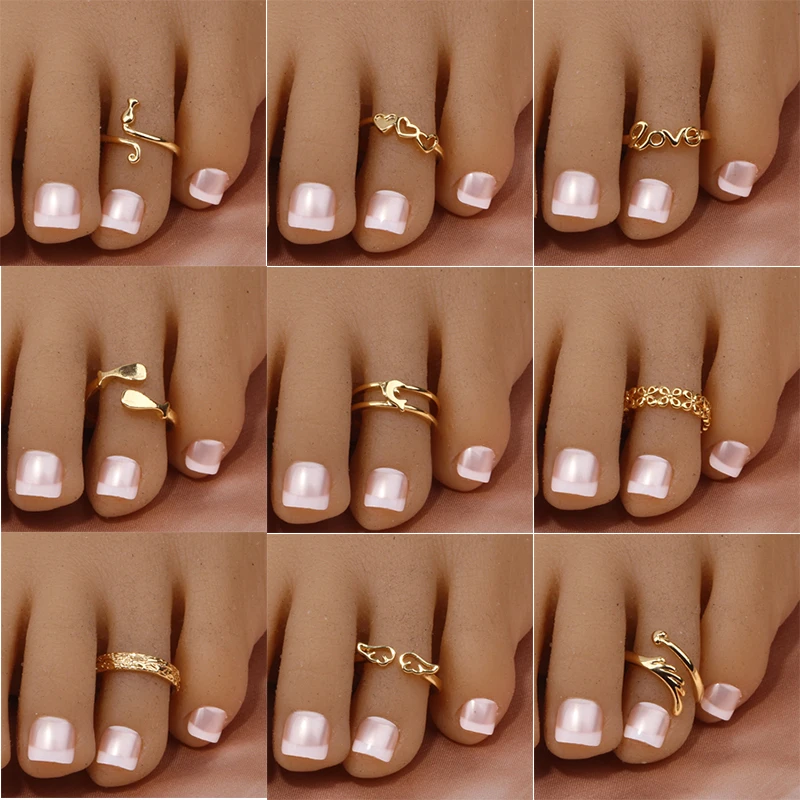 Adjustable Toe Rings for Women Summer Beach Open Toe Rings Set Flower Arrow Tail Pinky Band Rings Barefoot Foot Jewelry
Adjustable Toe Rings for Women Summer Beach Open Toe Rings Set Flower Arrow Tail Pinky Band Rings Barefoot Foot Jewelry