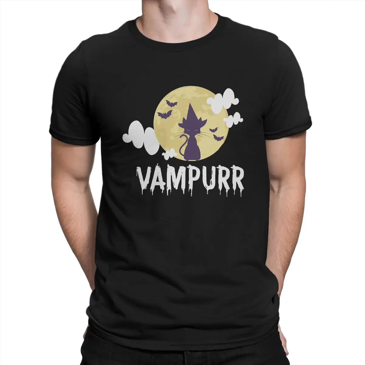 Страшная Специальная футболка с черной кошкой Vampurr, футболка для отдыха, новинка для взрослых
Страшная Специальная футболка с черной кошкой Vampurr, футболка для отдыха, новинка для взрослых