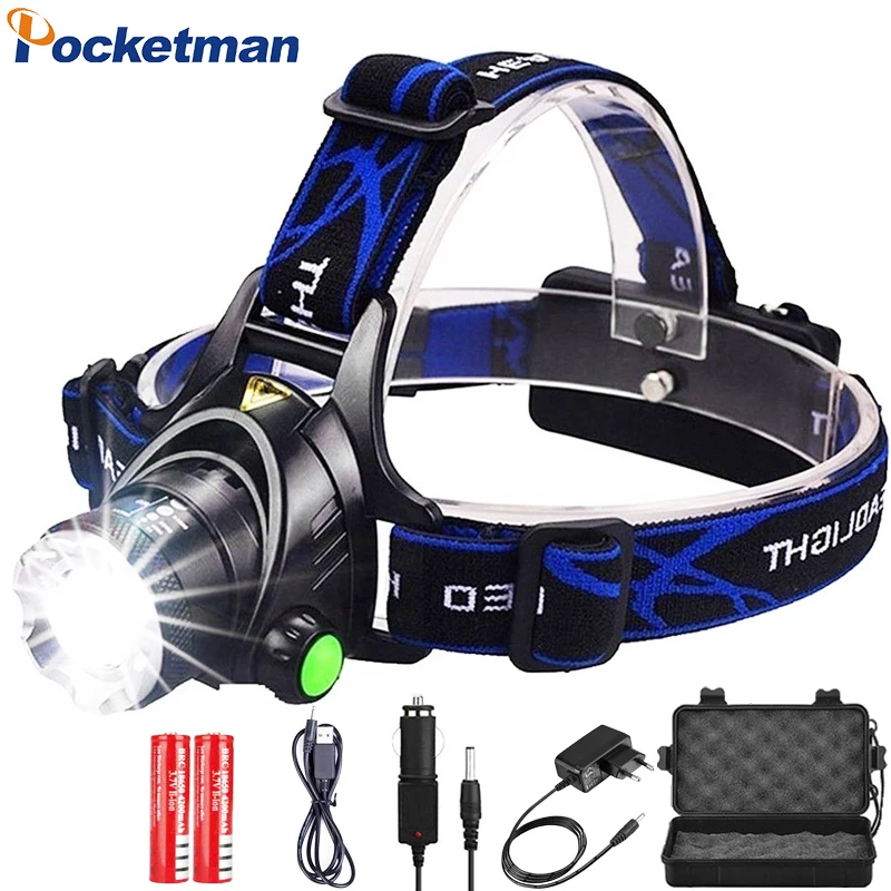 Rechargeable Headlamp Super Bright LED Headlamps 18650 Waterproof Head lamp Work Light, Hard Hat Light for Outdoors Fishing
Rechargeable Headlamp Super Bright LED Headlamps 18650 Waterproof Head lamp Work Light, Hard Hat Light for Outdoors Fishing