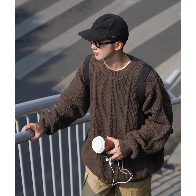 2022 Winter Men's High Quality Clothes Pullover Round Neck Long Sleeve Coats Wool Sweaters Fashion Trend Homme Knitting M-3XL
2022 Winter Men's High Quality Clothes Pullover Round Neck Long Sleeve Coats Wool Sweaters Fashion Trend Homme Knitting M-3XL