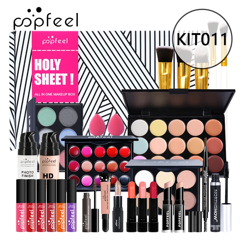 Stylish Makeup Kit Professional Beauty Must-have Eyeshadow Portable Compact In-demand Essential Cosmetic Bag All In One Lipstick
Stylish Makeup Kit Professional Beauty Must-have Eyeshadow Portable Compact In-demand Essential Cosmetic Bag All In One Lipstick