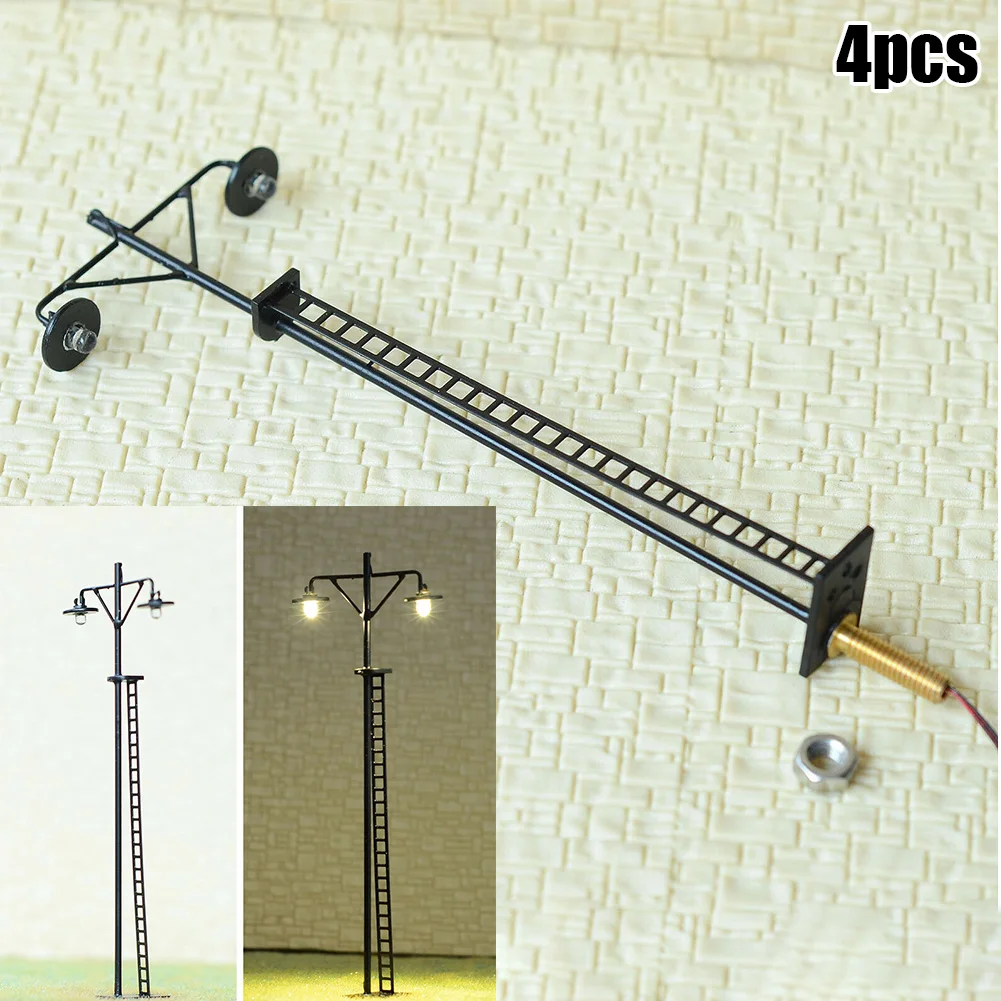 LED Lights Yard Lights 4x Lights 4x Resistors HO Scale Hobbies LED Models 4 Set Brand New For OO/HO Scale Layouts
LED Lights Yard Lights 4x Lights 4x Resistors HO Scale Hobbies LED Models 4 Set Brand New For OO/HO Scale Layouts
