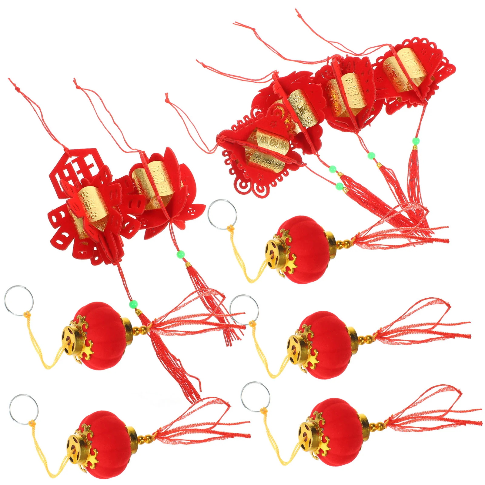 of Chinese New Year Decorations Set Spring Festival Mini Hanging Pendants for Bonsai
of Chinese New Year Decorations Set Spring Festival Mini Hanging Pendants for Bonsai