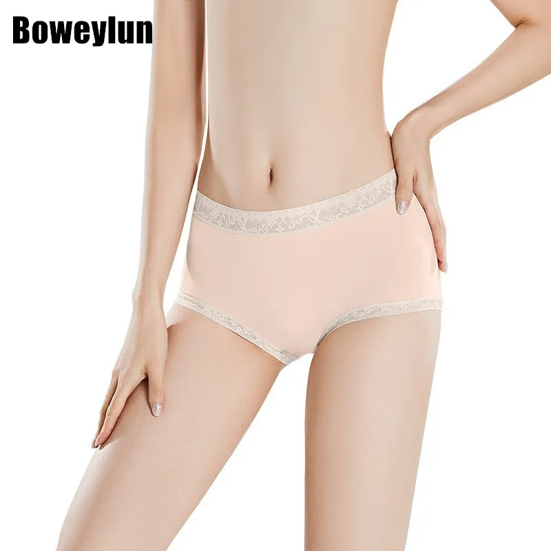Boweylun 60S Cotton Women's Antibacterial Lace Panties Breathable Comfortable Moisture Absorbent Briefs Mid-Rise Underwear
Boweylun 60S Cotton Women's Antibacterial Lace Panties Breathable Comfortable Moisture Absorbent Briefs Mid-Rise Underwear