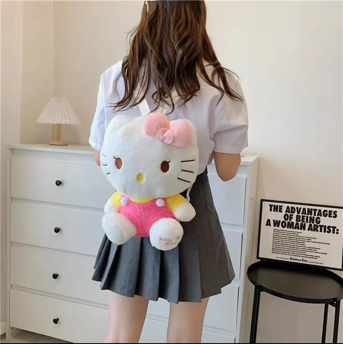 Kawaii Sanrio Hello Kitty Plush Cartoon Backpack Cute Collection Plush Doll Bag Japanese Style Girl's Birthday Gift Big Bag Toy
Kawaii Sanrio Hello Kitty Plush Cartoon Backpack Cute Collection Plush Doll Bag Japanese Style Girl's Birthday Gift Big Bag Toy