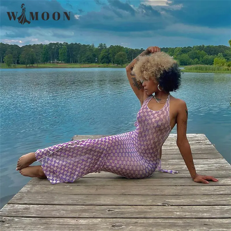 Halter See Through Aesthetic Print Maxi Dress Women Halter Sexy Backless Lace Up Sleeveless Bodycon Female Festival Attirewear
Halter See Through Aesthetic Print Maxi Dress Women Halter Sexy Backless Lace Up Sleeveless Bodycon Female Festival Attirewear