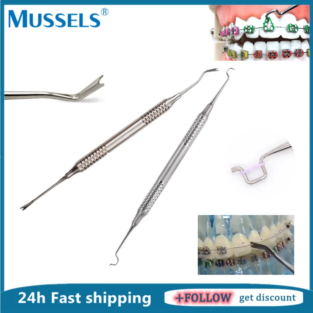 Dental Ligature Tie Placer Arch Wire Placement Orthodontic Elastic Twirl-on Module Dentist Tool Ligation Ring Holder Tucker Push
Dental Ligature Tie Placer Arch Wire Placement Orthodontic Elastic Twirl-on Module Dentist Tool Ligation Ring Holder Tucker Push