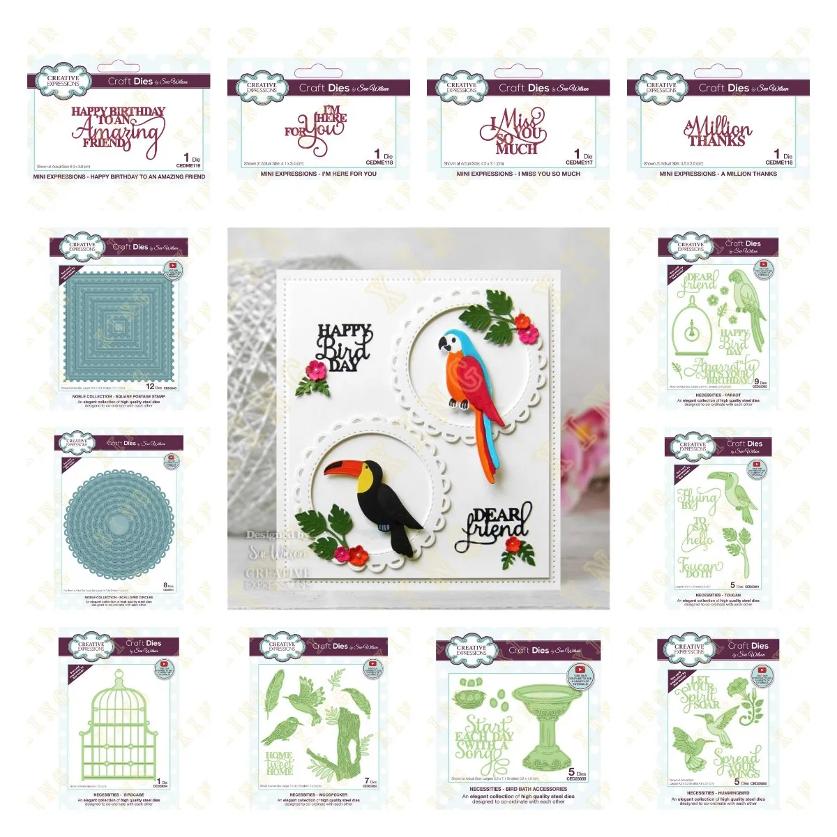 Circles Square Bird Bath Birdcage Woodpecker Parrot Toucan New Metal Cutting Dies Scrapbook Diary Decoration Embossing Template
Circles Square Bird Bath Birdcage Woodpecker Parrot Toucan New Metal Cutting Dies Scrapbook Diary Decoration Embossing Template