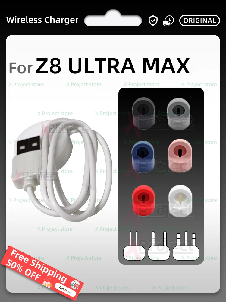 Z8 ULTRA MAX Charger For Smart Watch ZD8 DT8 ULTRA PLUS PRO MAX Wireless Charger Original SmartWatch USB Power Charging cable
Z8 ULTRA MAX Charger For Smart Watch ZD8 DT8 ULTRA PLUS PRO MAX Wireless Charger Original SmartWatch USB Power Charging cable