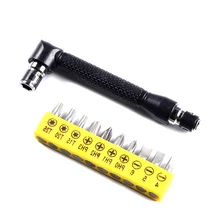 L-shape Wrench Set 10pcs Screw Driver Bits + Double Head Screwdriver Rotating Hand Tools Kit Home Repairing Tool
L-shape Wrench Set 10pcs Screw Driver Bits + Double Head Screwdriver Rotating Hand Tools Kit Home Repairing Tool