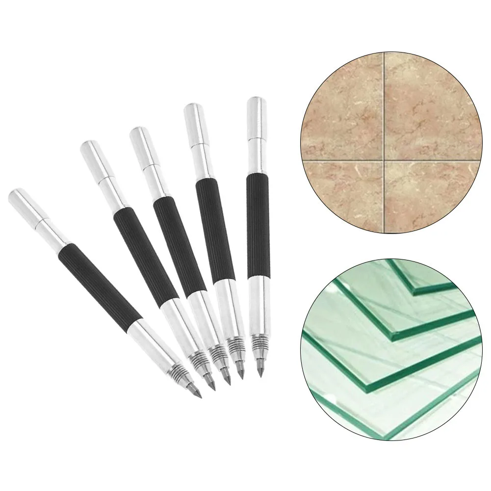 5Pc Tungsten Carbide Scribing Pen Tip Scribe Marker Double Ended 13.7cm Stainless Steel Handle For Ceramic Glass Marking Tool
5Pc Tungsten Carbide Scribing Pen Tip Scribe Marker Double Ended 13.7cm Stainless Steel Handle For Ceramic Glass Marking Tool