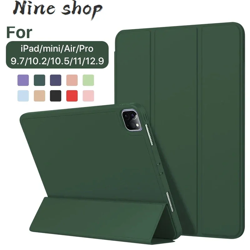

For iPad 7th 8th 9th Generation 10.2 Case for iPad 10th Air 4 5 10.9 inch Accessories for iPad Pro 11 12.9 Mini 6 Cover funda