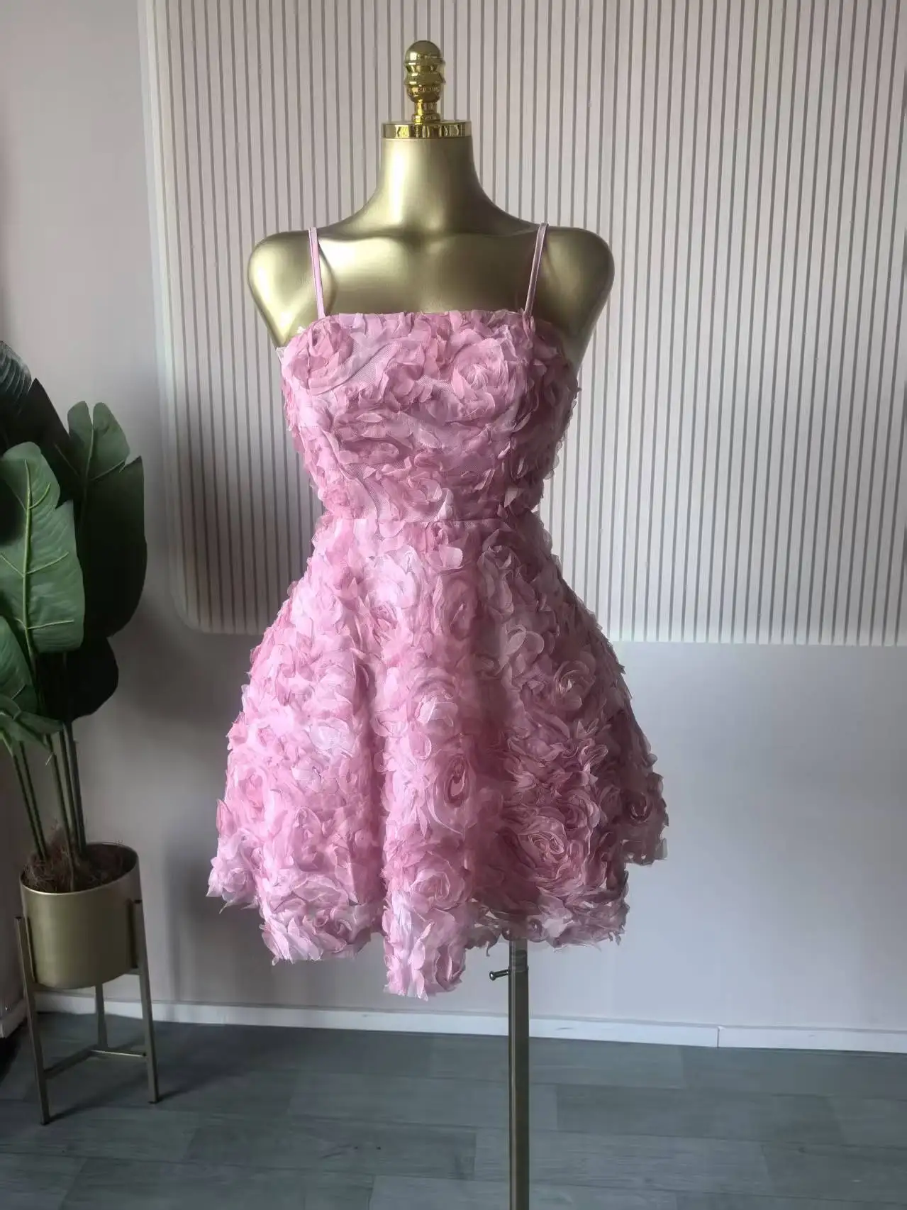 CM.YAYA Women Rose Floral Spaghetti Strap Lace Up Back Midi Mini A-line Dress 2026 Street Birthday Party Dresses Trendy Vestidos 78 Sab3c703550d94b749bee65bbd334336dJ