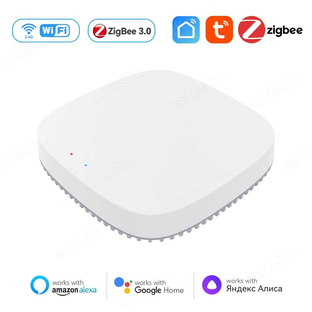 Tuya ZigBee Gateway Hub Wireless Smart Home Appliances Smart Life APP Remote Controller Bridge Support Alexa Google Home
Tuya ZigBee Gateway Hub Wireless Smart Home Appliances Smart Life APP Remote Controller Bridge Support Alexa Google Home