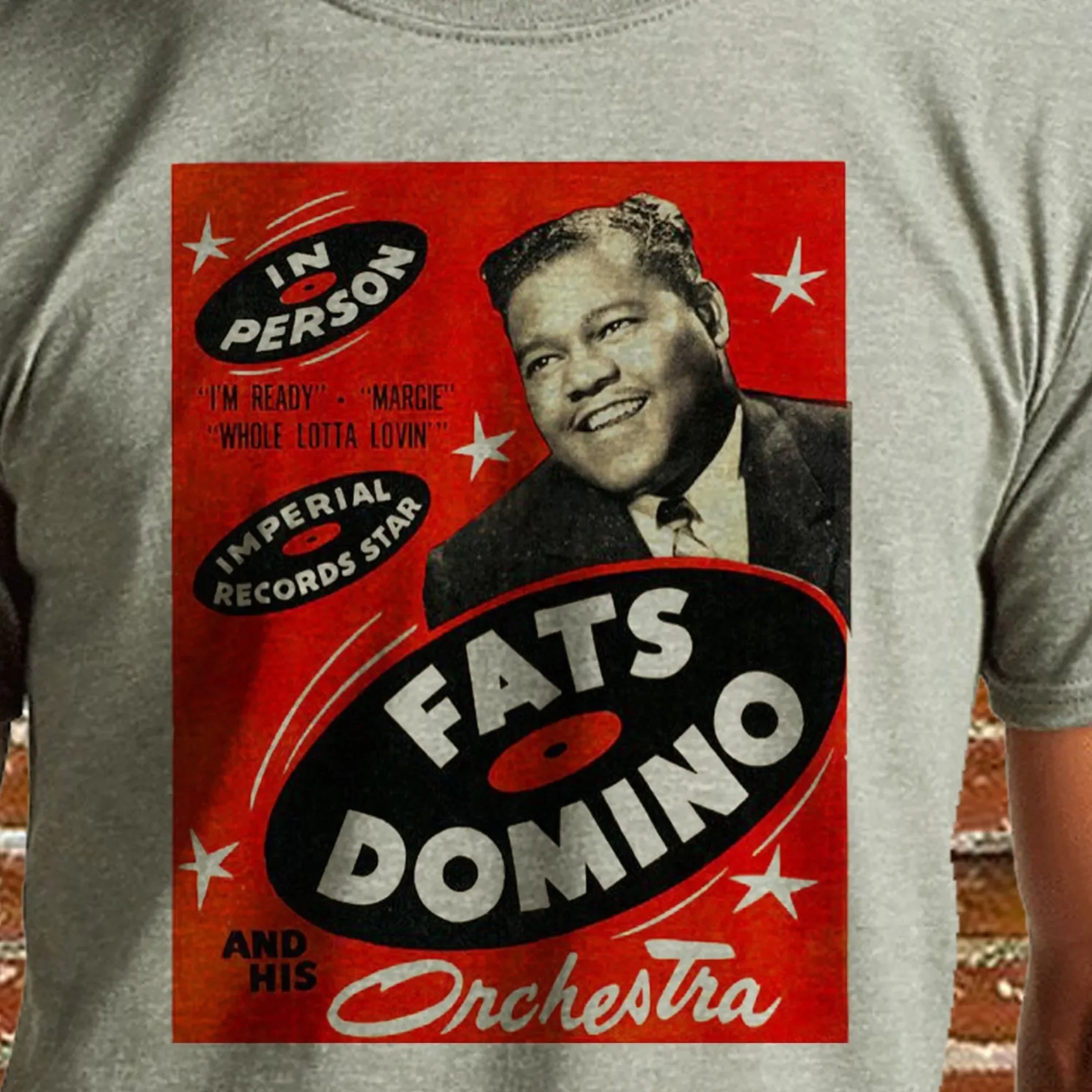 Футболка Fat домино и его оркестр 
Футболка Fat домино и его оркестр