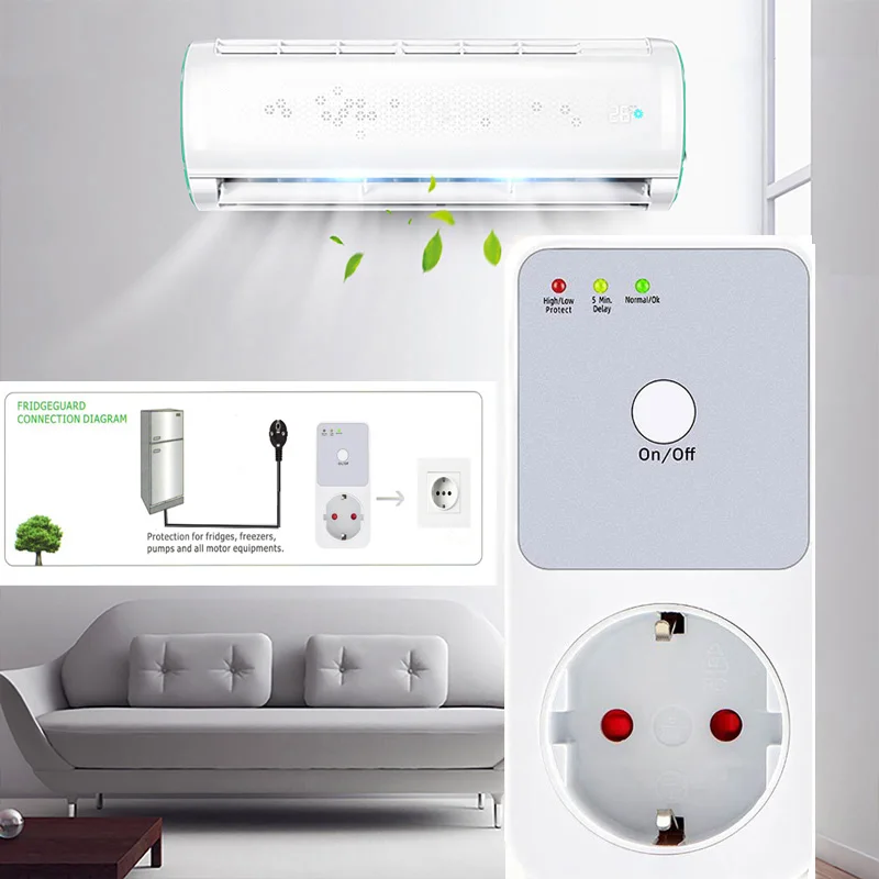 Over Voltage Current / Under Automatic Voltage Protective Device Protector Relay For TV Refrigerator Appliance Protective Relay
Over Voltage Current / Under Automatic Voltage Protective Device Protector Relay For TV Refrigerator Appliance Protective Relay
