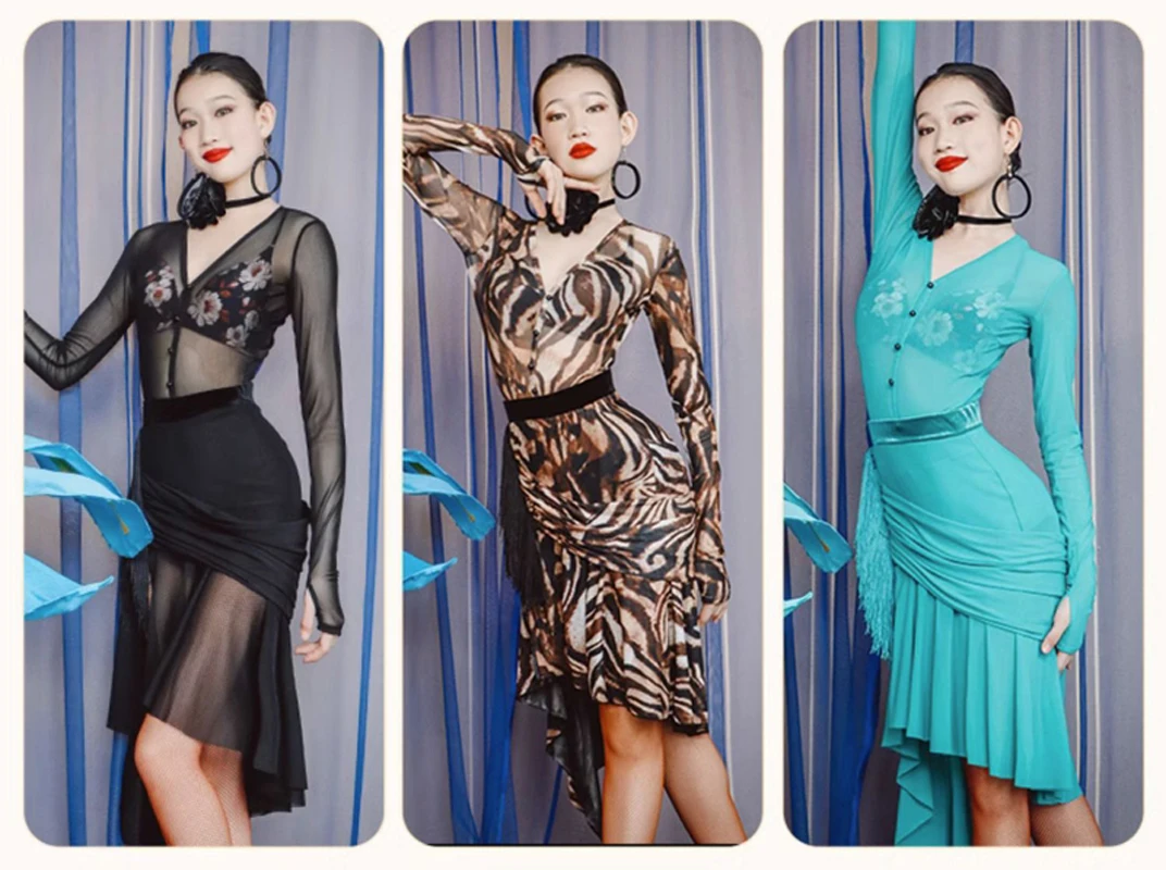 Latin Tassel Skirt Gymnalist Leotard Dance Competition Performance Stage Costume Sexy Mesh V Neck Practice Wear Nightclub Outfit
Latin Tassel Skirt Gymnalist Leotard Dance Competition Performance Stage Costume Sexy Mesh V Neck Practice Wear Nightclub Outfit