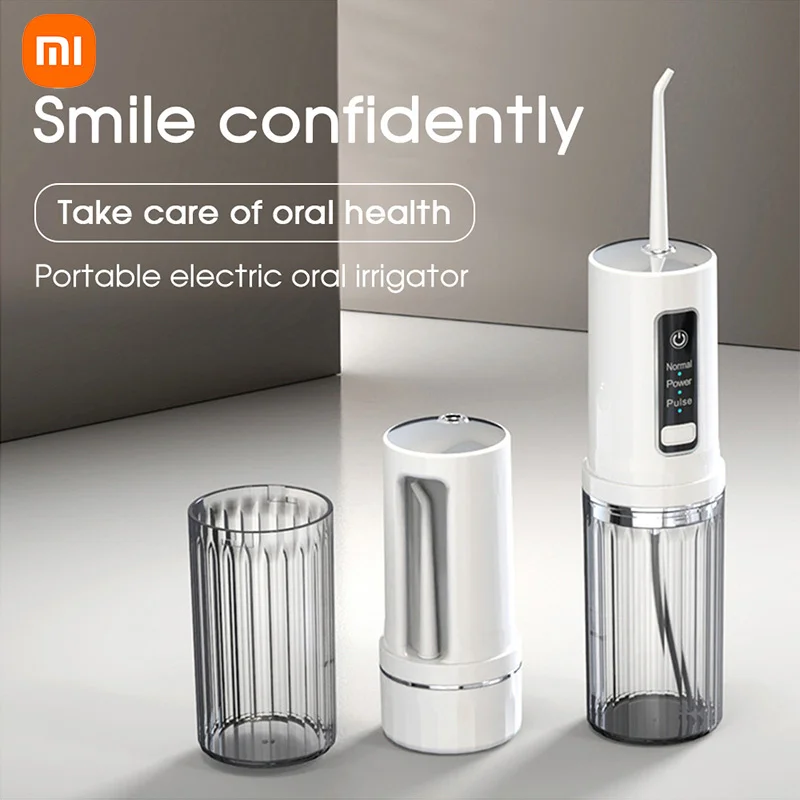 Xiaomi Portable Dental Water Jet Oral Irrigator USB Rechargeable Water Flosser 230ML Water Tank Waterproof Teeth Cleaner
Xiaomi Portable Dental Water Jet Oral Irrigator USB Rechargeable Water Flosser 230ML Water Tank Waterproof Teeth Cleaner