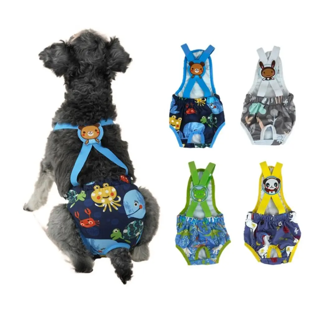 Cartoon Print Dog Diaper Strap Briefs Breathable Polyester Pet Physiological Pants Dogs Menstruation Pants Soft
Cartoon Print Dog Diaper Strap Briefs Breathable Polyester Pet Physiological Pants Dogs Menstruation Pants Soft