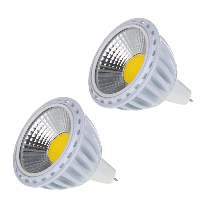 

HOT! 2X GU5,3 / MR16 6W COB LED Lamp Spot Light Bulb Light Bulb 420LM 60° 3000K Warm White DC 12V