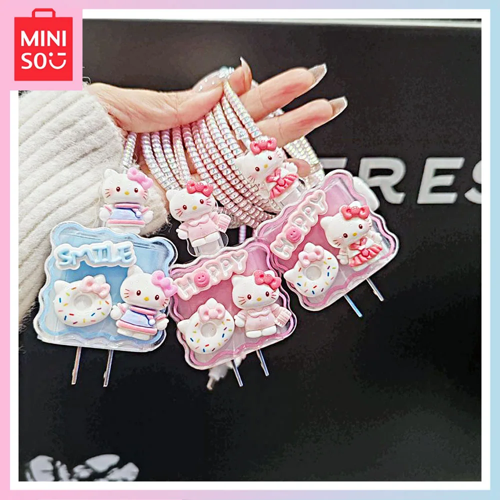 Miniso Cartoon Hello Kitty Charger Protective Cover iPhone15Pro Cute Anti-Bending 12/13 Data Cable Student Birthday Party Gift
Miniso Cartoon Hello Kitty Charger Protective Cover iPhone15Pro Cute Anti-Bending 12/13 Data Cable Student Birthday Party Gift
