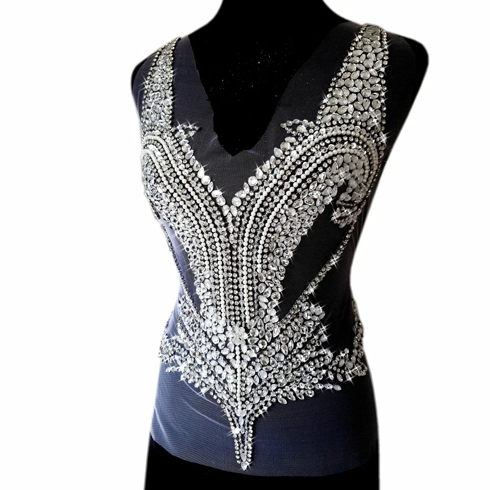 ALL Handmade Sewing Haut Designers Silver Sew on Wedding Clothes Rhinestones Crystals Patches Emboridery Appliques For Costumes
ALL Handmade Sewing Haut Designers Silver Sew on Wedding Clothes Rhinestones Crystals Patches Emboridery Appliques For Costumes