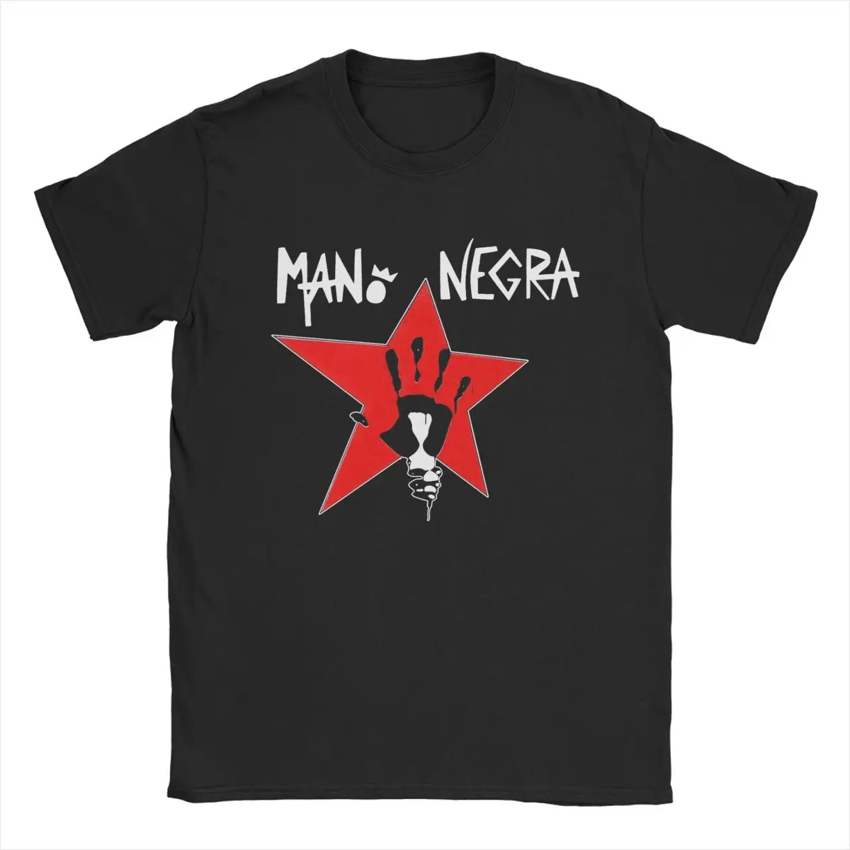 

Casual Mano Negra King Of Bongo T-Shirt for Men O Neck 100% Cotton T Shirt Short Sleeve Tee Shirt 4XL 5XL Clothes
