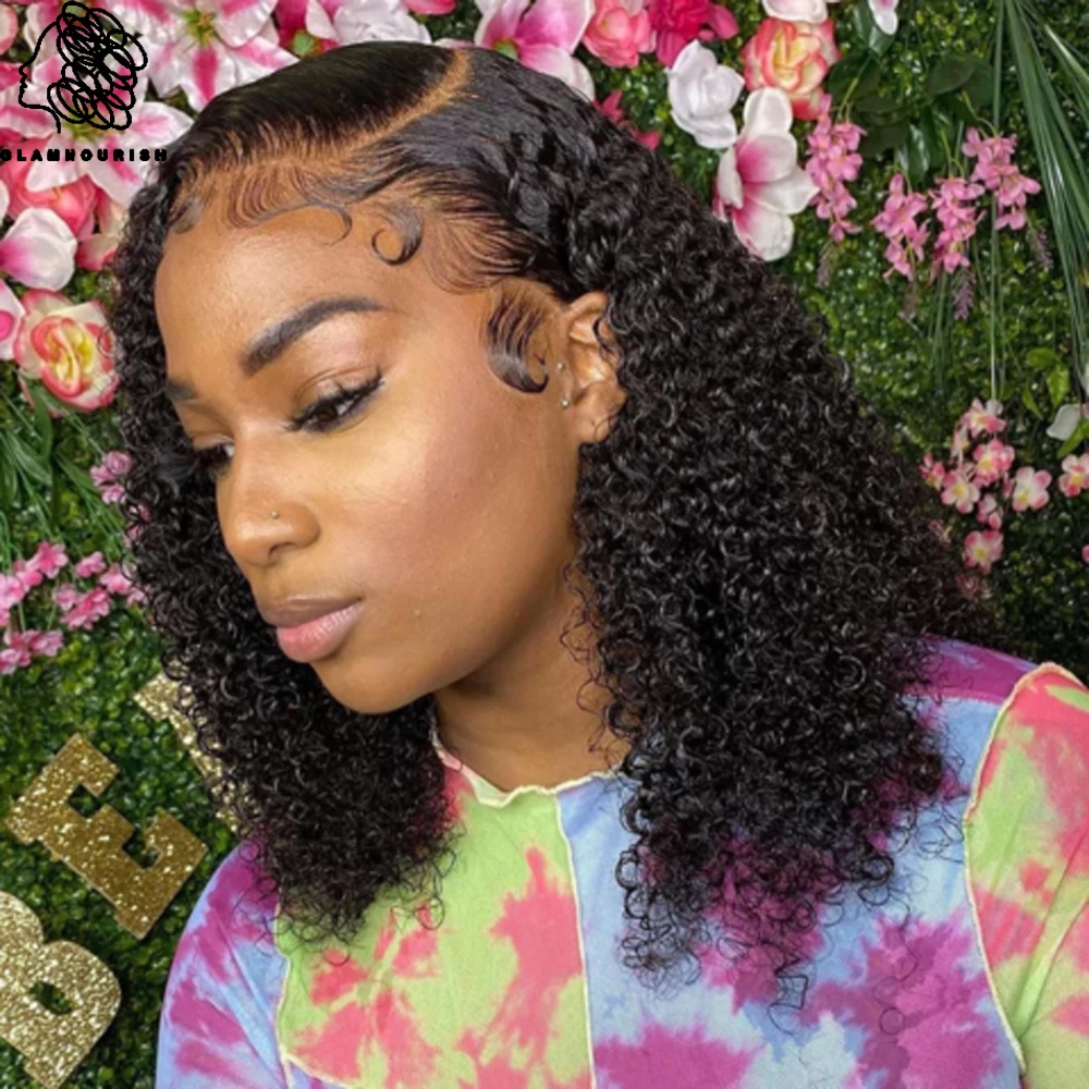 Short Bob Curly Human Hair Wig Brazilian Lace Front Wig For Women Transparent Loose Deep Water Wave Human Hair T Part Lace Wig
Short Bob Curly Human Hair Wig Brazilian Lace Front Wig For Women Transparent Loose Deep Water Wave Human Hair T Part Lace Wig