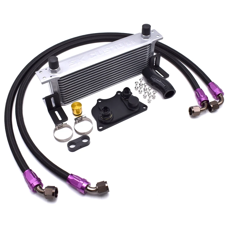 Oil Cooler Manufacturer EA888 Gen2 Engine Oil Cooler Kit Oil Filter Sandwich Plate Cooling Radiator Kit
Oil Cooler Manufacturer EA888 Gen2 Engine Oil Cooler Kit Oil Filter Sandwich Plate Cooling Radiator Kit