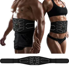 New EMS Muscle Stimulation Belt Vibration ABS Stimulator Abdominal Trainer Exerciser Slimming Belts Home Gym Fitness Equiment