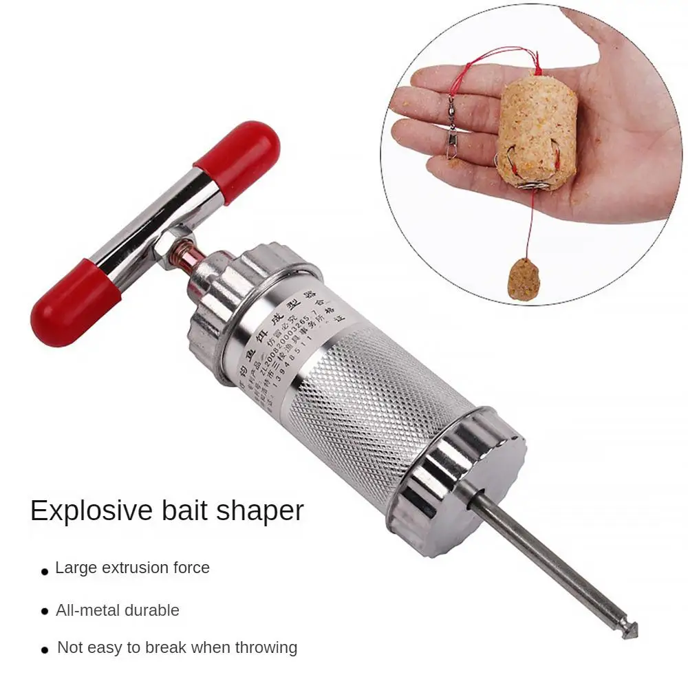 1-3pcs Fishing Bait Shaper Explosion Hook Lure Thrower Shaper Forming Mold Fishing Bait Compressor Tackle Supplies
1-3pcs Fishing Bait Shaper Explosion Hook Lure Thrower Shaper Forming Mold Fishing Bait Compressor Tackle Supplies