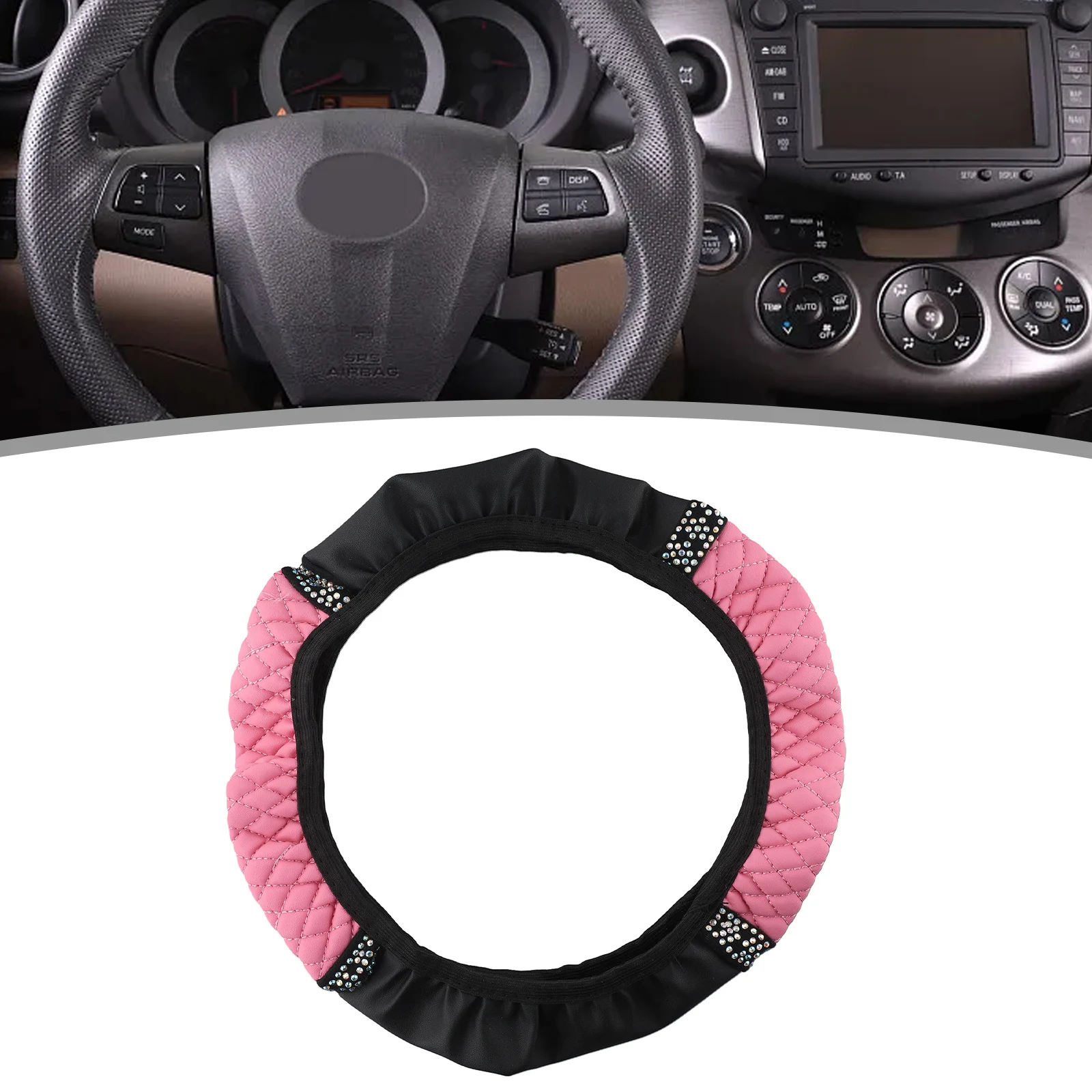 Auto Accessories Car Steering Wheel Car Interior Decoration Parts Diamond PU Leather Quick Release UV-Resistant
Auto Accessories Car Steering Wheel Car Interior Decoration Parts Diamond PU Leather Quick Release UV-Resistant