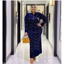 Elasticity Velvet Maxi Dress African Design Clothes Plus Size Dresses for Women Dashiki Diamonds Abaya Muslim Robe Africa Dress
Elasticity Velvet Maxi Dress African Design Clothes Plus Size Dresses for Women Dashiki Diamonds Abaya Muslim Robe Africa Dress
