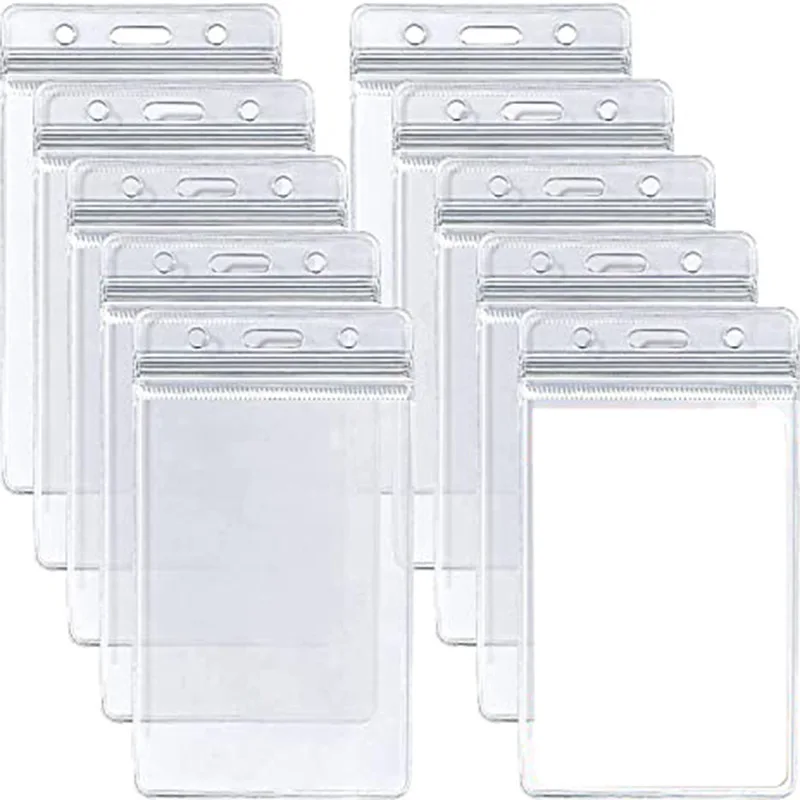 10Pcs/lot Horizontal Vertical Badge Holder Staff Work Card Cover Sleeve Transparent Vinyl ID Tag Pass Card Bag Case
10Pcs/lot Horizontal Vertical Badge Holder Staff Work Card Cover Sleeve Transparent Vinyl ID Tag Pass Card Bag Case