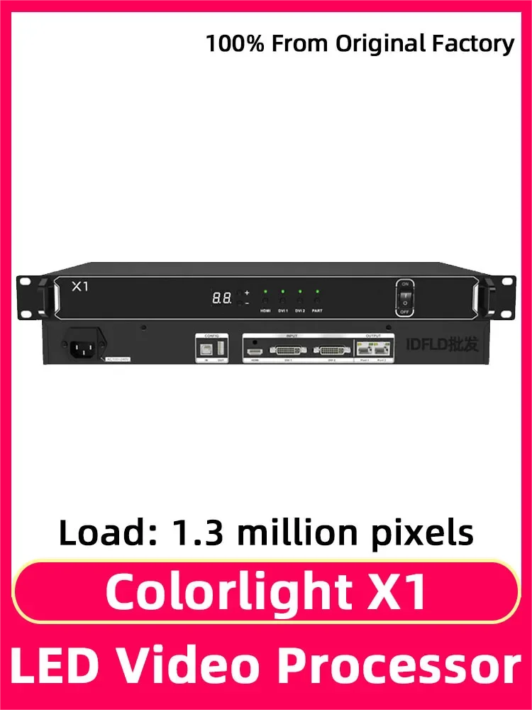 Colorlight X1 Video Processor The Key to Unlocking Full HD LED Display Potential Supports HDMI DVI Input
Colorlight X1 Video Processor The Key to Unlocking Full HD LED Display Potential Supports HDMI DVI Input