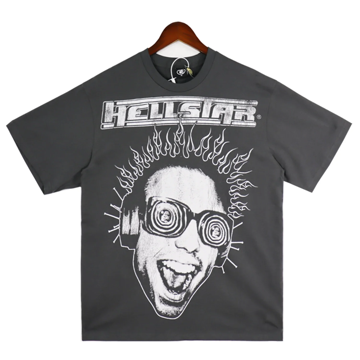 

Летняя футболка с принтом Hellstar Sound Like Heaven для мужчин и женщин, уличная одежда, высококачественная повседневная Готическая футболка с коротким рукавом, 100%