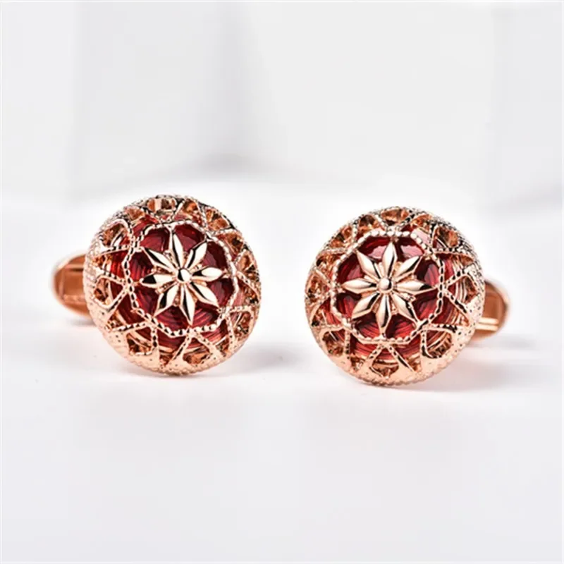 Light Luxury Hollow Flower Metal Cufflinks for Men and Women Wedding Party Fashion Jewelry Accessories High End Business Gifts
Light Luxury Hollow Flower Metal Cufflinks for Men and Women Wedding Party Fashion Jewelry Accessories High End Business Gifts