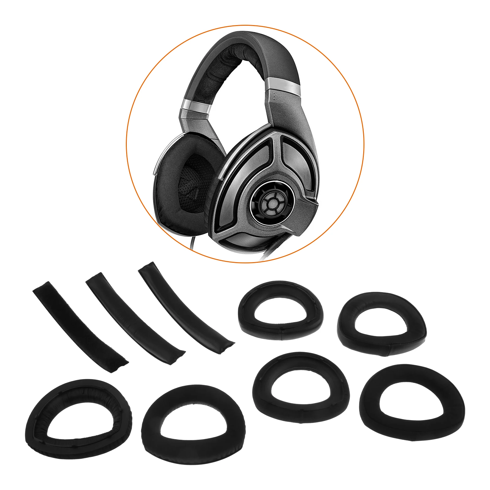 Replacement Ear Pads Cushions Headband Kit for Sennheiser HD700 Headphones Head Beam Memory Foam Earmuffs Ear Cushion
Replacement Ear Pads Cushions Headband Kit for Sennheiser HD700 Headphones Head Beam Memory Foam Earmuffs Ear Cushion