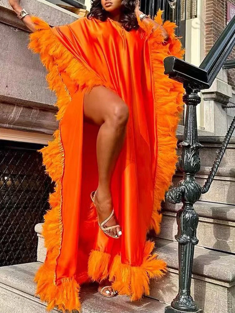 Muslim Women Dress Tassel Feather Loose Abaya Luxury Robe Longue Dubai Turk Vestidos Arabes Dubai Turcos
Muslim Women Dress Tassel Feather Loose Abaya Luxury Robe Longue Dubai Turk Vestidos Arabes Dubai Turcos