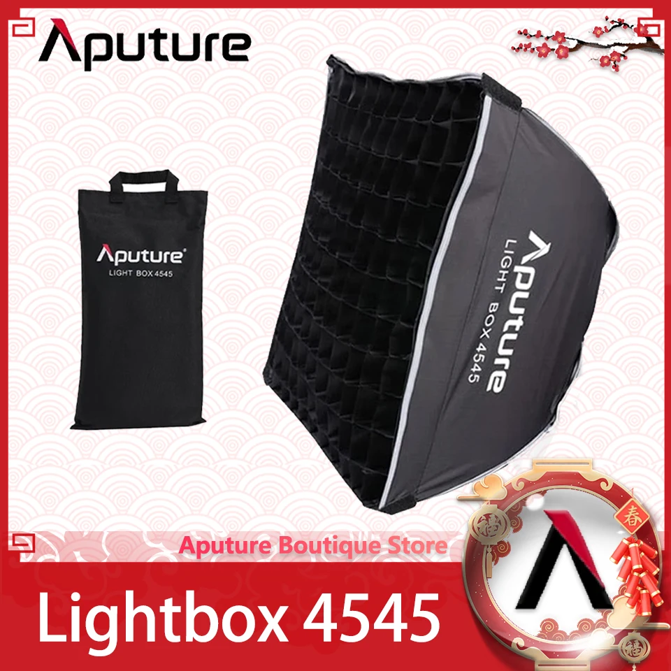 Aputure Light Box 4545 Square Softbox for Video Light Lightweight Fill-In Softening Photography Accessories for Amaran 60x S 60D
Aputure Light Box 4545 Square Softbox for Video Light Lightweight Fill-In Softening Photography Accessories for Amaran 60x S 60D