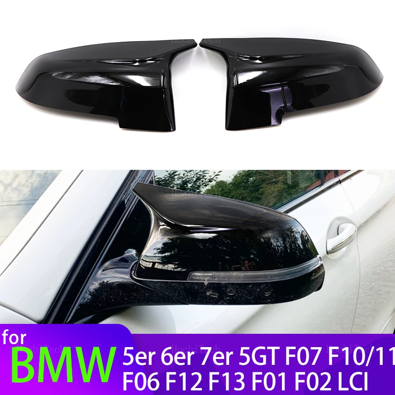 

Rearview Mirror Cap Wing Side Mirror Cover Fit For BMW 5 6 7 series 5GT F10 F11 F07 F06 F12 F13 F01 F02 Alpina B5 D5