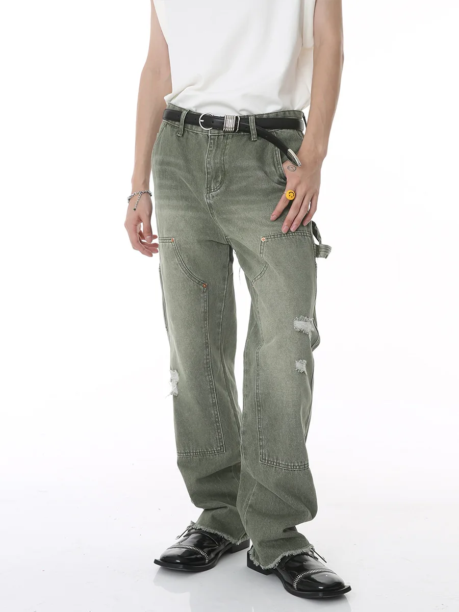 Men's Fashion Designer Jeans Denim Casual Personality Harajuku Retro Cotton Loose Splicing Holes Fashion Pants Jean
Men's Fashion Designer Jeans Denim Casual Personality Harajuku Retro Cotton Loose Splicing Holes Fashion Pants Jean